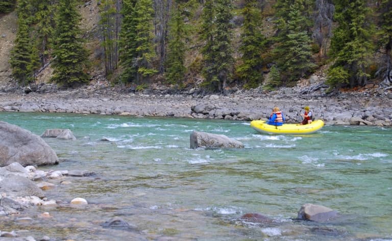 Descente de la Rivière Kicking Horse en rafting