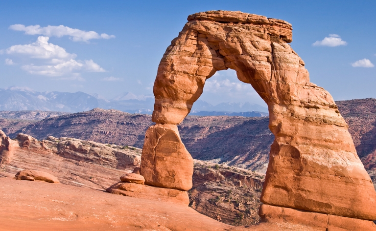 Parmi les arches et les canyons